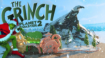 I Built a GRINCH Roller Coaster in Planet Coaster 2!