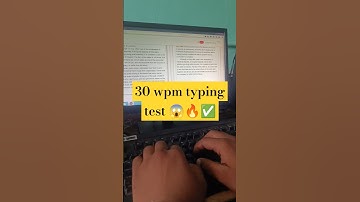 30 wpm typing test 😱🔥✅ #shorts #trending #computer #typing #keyboard #viral #ssc #ssccgl #mpsc #upsc