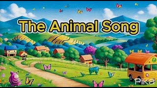 The Animal Song  |  UltraBright  Nursery Rhymes & Kids Songs