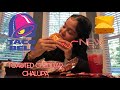 TRYING NEW TOASTED CHEDDAR CHALUPA FROM TACO BELL