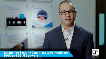 Monitoring Security Conditions with Intelligent PDUs and DCIM Software