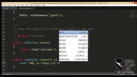 04 Bài 3  Tìm Hiểu Mô Hình MVC Trong Laravel 5 x   Lập Trình Laravel Khoa Phạm