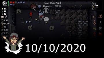 Binding Of Isaac Afterbirth+: 10/10/2020 Daily [High Speed]