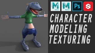 Character Modeling and Texturing - Rat