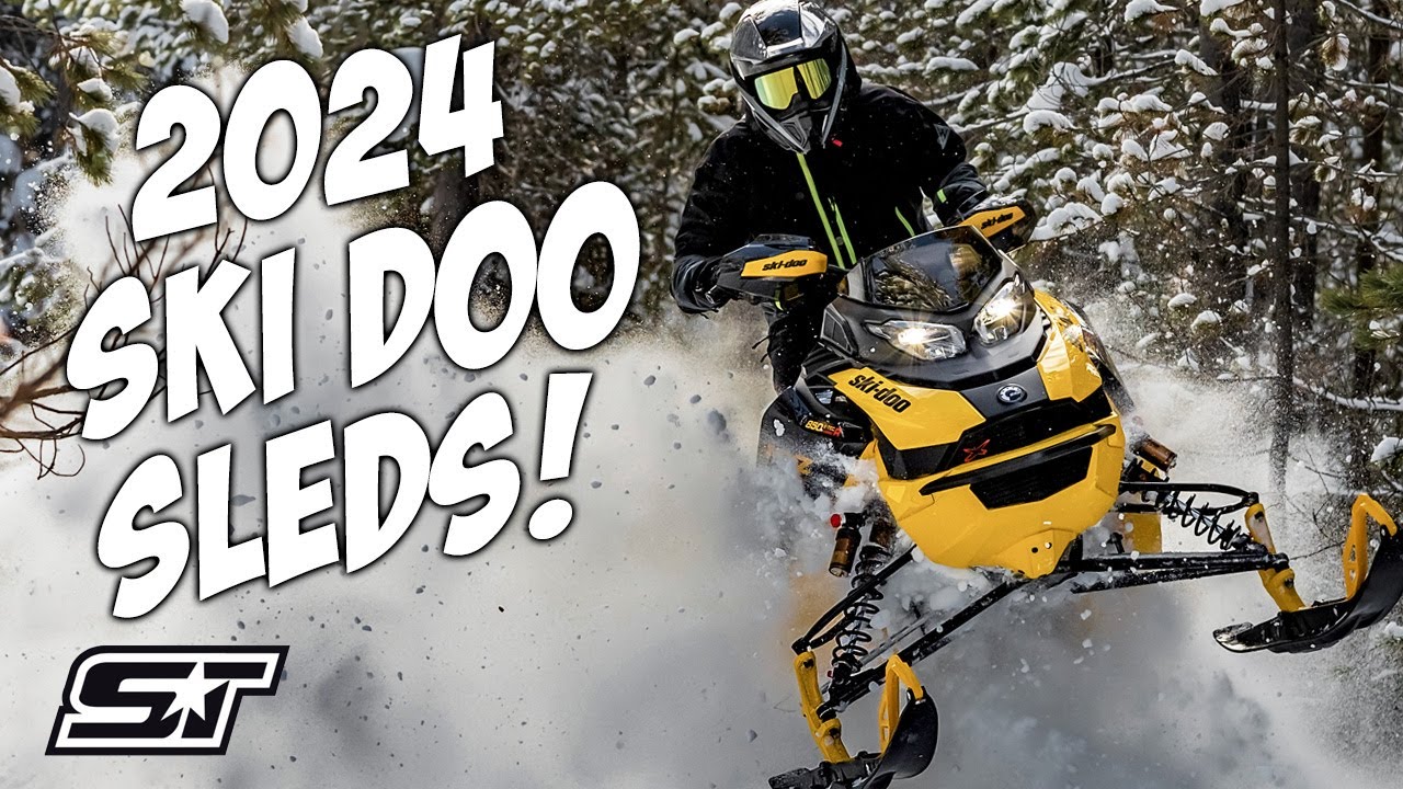 2024 Ski Doo Snowmobiles So Much New Stuff!!! YouTube