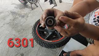 As Roda Depan Megapro Monoshock - As Tromol Fork Forek Depan + Mur Honda Mega Pro New Monoskok Sok Shockbreaker CB 150R Verza Versa