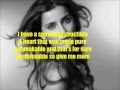 Nelly Furtado Spirit Indestructible (lyrics)