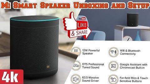 Mi Smart Speaker | Unboxing | Initial Setup | #Mi #Xiaomi #Smart #Speaker #Google | AZ VBlogs
