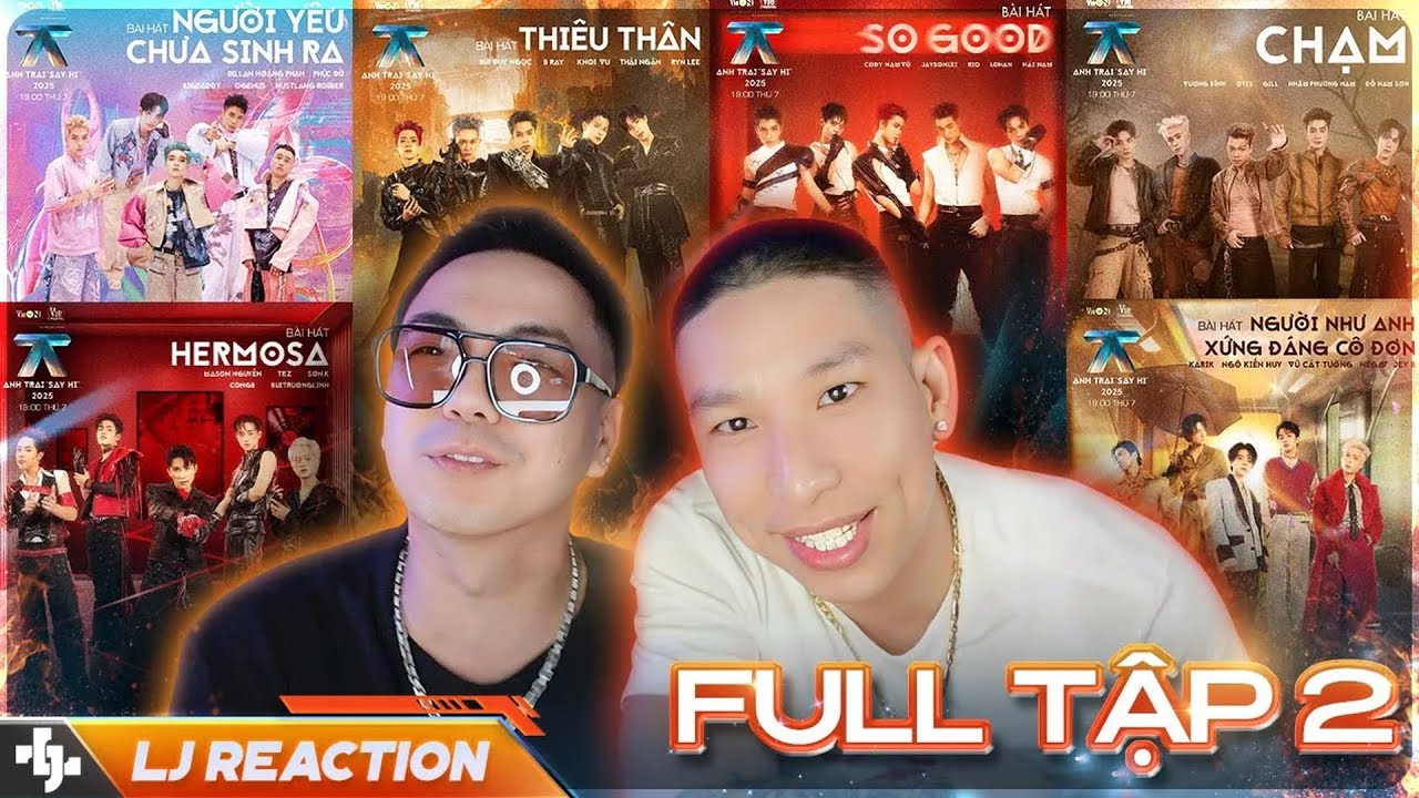 LJ & Baby Red Reaction Live Stage 1 | Anh Trai 