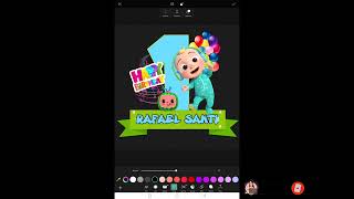 CAKE TOPPER USING PICSART | EASY CAKE TOPPER EDITING | CAKE TOPPER LAYOUT |LAYOUT USE MULTIPLE TIMES screenshot 3