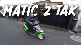 MATIC 2 TAK PALING LUCU, SANEX HUSSAR 100 CC