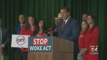 Florida Gov. Ron DeSantis Adds Fuel To Critical Race Theory Fight