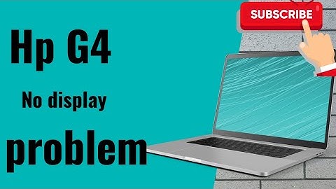 HP G4 No Display Solved|HP G4 No Display Problem|No Display HP G4 Testing|HP G4 Power on No Display