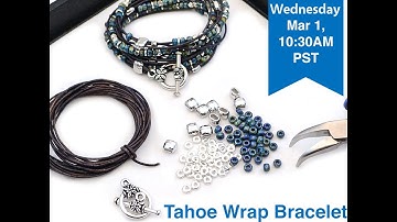 FB Live beadshop.com Tahoe Wrap Bracelet