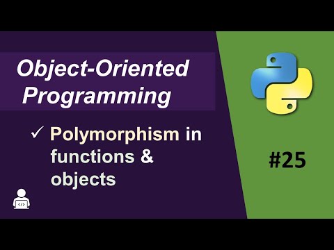 Polymorphism in Functions and Objects | Object Oriented Programming in Python