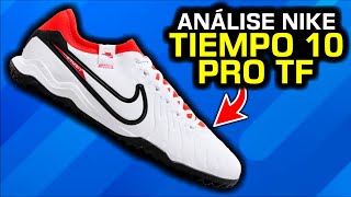 Sem COURO, mas CONFORTÁVEL? 👀 - Análise chuteira society Nike Tiempo Legend 10 Pro TF