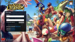 [LOL] 롤 수영장파티 로그인 스크린 화면 ( LOL Pool Party Login screen )