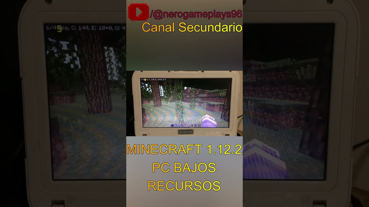 MINECRAFT JAVA 1.12.2 (CON OPTIFINE) EN PC DE BAJOS RECURSOS - TEST EN CELERON 847 1.10GHZ, 4GB RAM