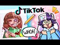 Trying fun tiktok art challenges 