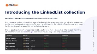 Linked List Java | CodeGym University Course