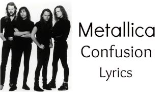 Metallica - Confusion (Lyrics - New Song 2016) Resimi