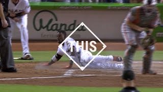 #THIS: Gordon turns on jets for inside-the-park homer