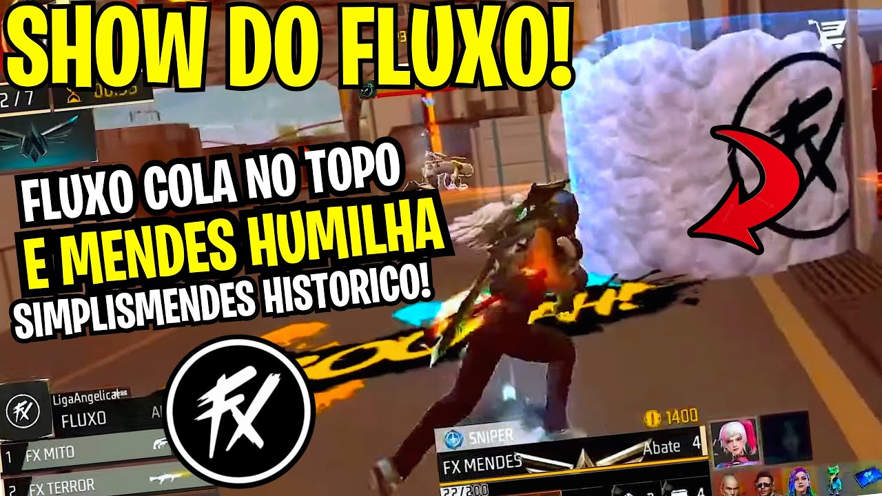 OQUE FOI ISSSO!! UM SHOW DO FLUXO COM JOGADA LENDARIA DO MENDES! UM SHOW NA LIGA ANGELICAL!