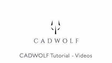 CADWOLF Tutorial on Videos