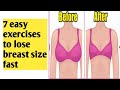 7 exercises to lose breast fat fast ll lose breast fat