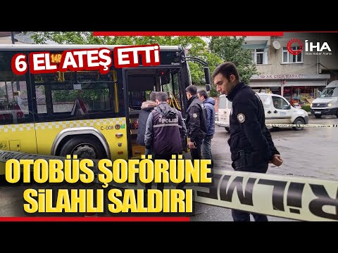 Ümraniye'de Otobüs Şoförüne Silahlı Saldırı