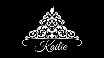 Sweet 16 or Quinceanera tiara custom animated digital monogram by Projectorgram