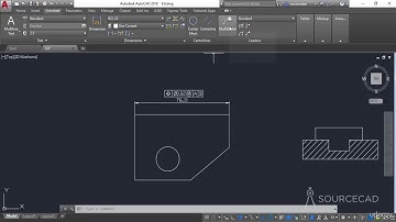 Autodesk Autocad - Adding Feature Control Frame - Video 79