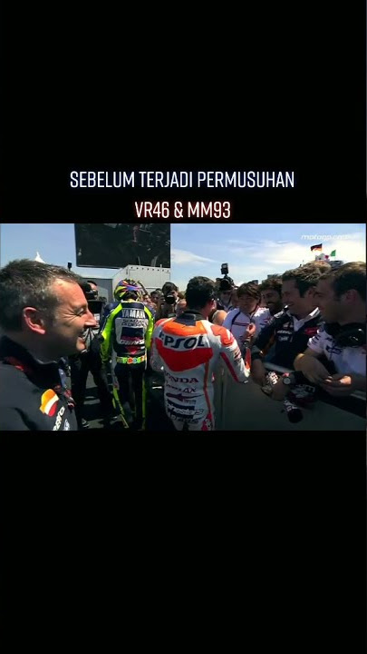 sebelum terjadinya permusuhan antara Valentino Rossi dengan Marc Marquez 🥺 Story wa MotoGP