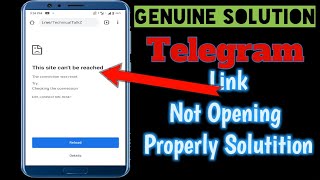 telegram link not Opening Solution 2023 | telegram link not working | telegram not working problem