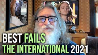 Best FAILS and FUN moments of The International 2021