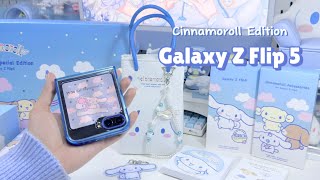 Samsung Galaxy Z Flip 5 Cinnamoroll Special Edition unboxing🫧🤍