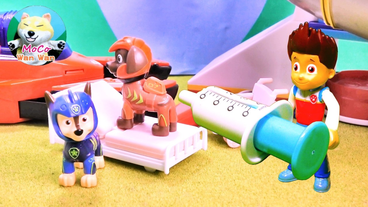 PAW Patrol パウパトロール (#2026) ケントがズーマに注射をぶすっ!?チェイスもつきそいにきて!