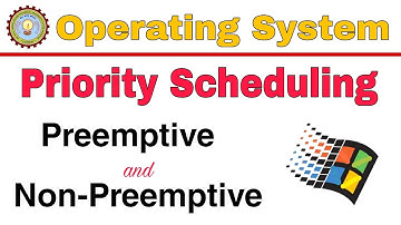 Non Preemptive and Preemptive Priority Scheduling Algorithm with example | Operating System || AKTU