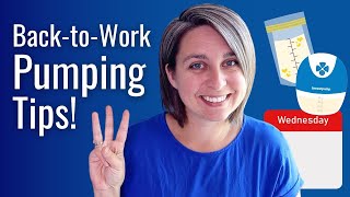 3 Tips for your FIRST WEEK Back to Work! | Pumping at Work as a Breastfeeding Mom
