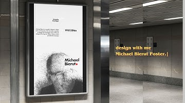Design with Me: Michael Bierut Poster.