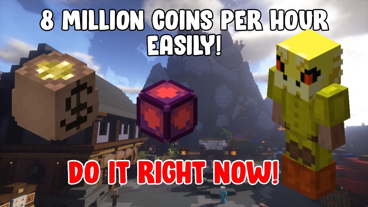 Hypixel Skyblock How To Get Coins Fast