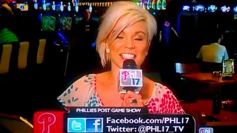 PHILLIES REPORTER SIGOURNEY MCCLEAF SAYS 'TWAT' INSTEAD OF TONGUE 'TWISTER'