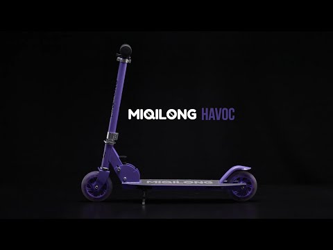 Самокат Miqilong Havoc Фіолетовий, видео 1