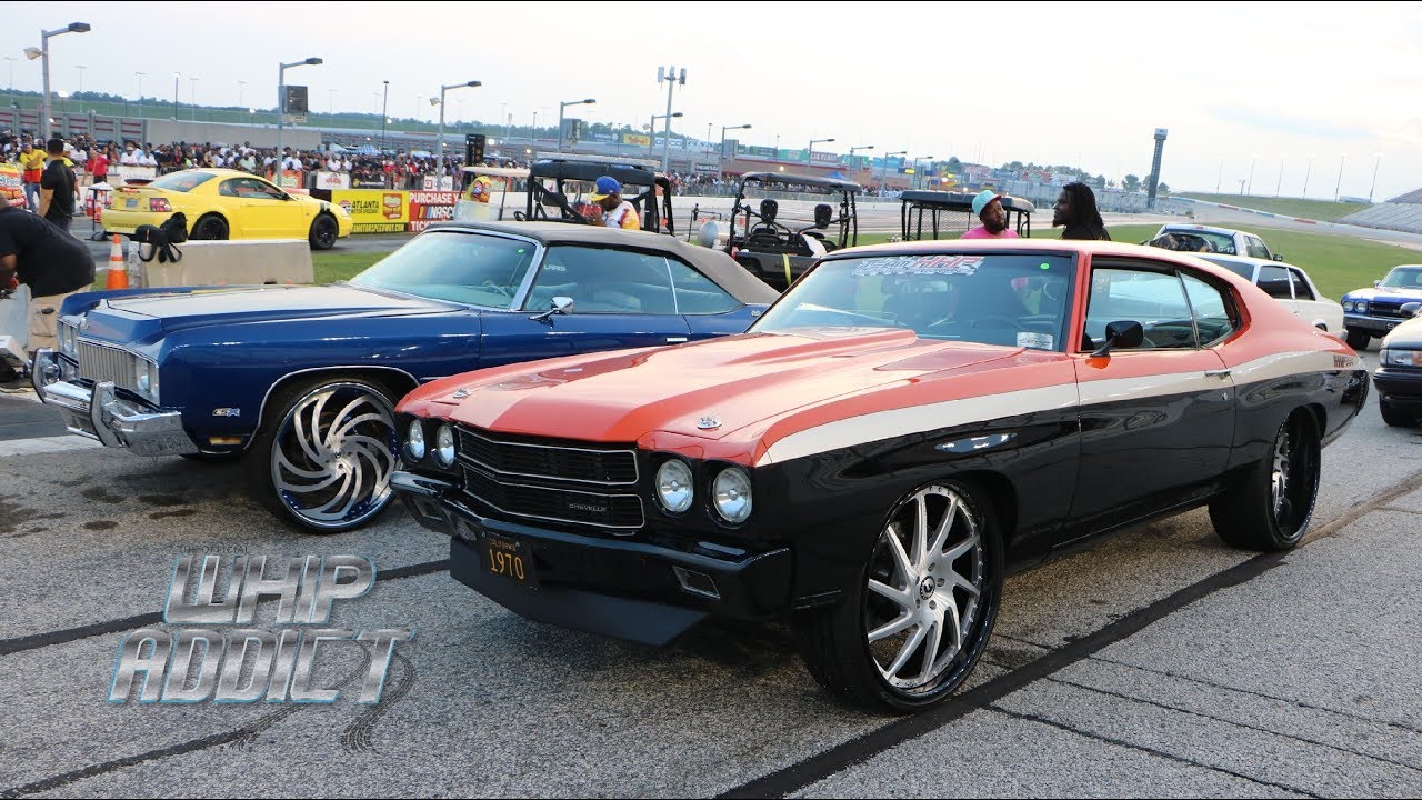WhipAddict: SS Shaun 70' Chevelle SS on 24s VS Blue Magic 73' Caprice Vert on 26s! 2000+ HP!