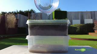 100% Waterdoorlatend Kunstgras Met Ecogravel