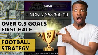 How to predict Over 0.5 goals at First Half (Football betting Strategy) screenshot 5