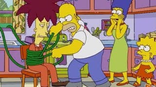 Homer Simpson vs. Sideshow Bob