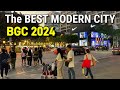  4k  bgc metro manila  the best modern city in the world  philippines 2024 walking tour