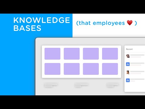 Create a knowledge base employees will love