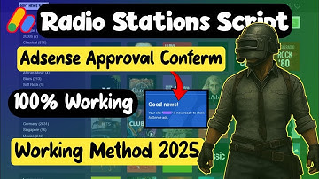 AdSense Approval 2025 | Get Google AdSense with Radio Station Script | Fast AdSense Active Dashboard